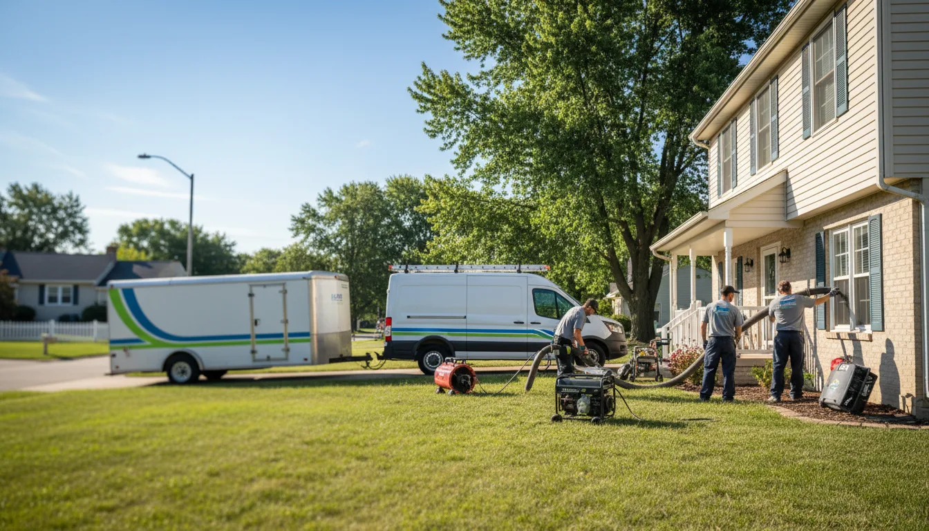 Flooded Basement Restoration And Cleanup With Repair in Wheatland, MO near me